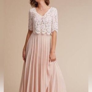 Jenny Yoo cream lace top